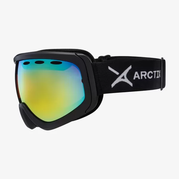 Arctix Adult Panorama Ski GogglesBlackOrange Revo