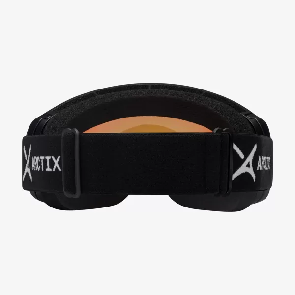 Arctix Adult Panorama Ski GogglesBlackOrange Revo