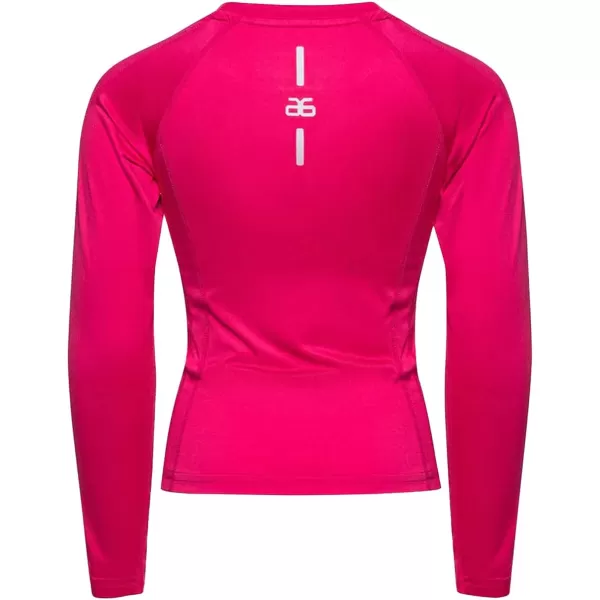 Arctix Girls Power Base Layer Crewneck TopFuchsia