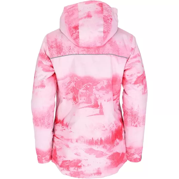 Arctix Kids Back Country JacketScenic Print Pink