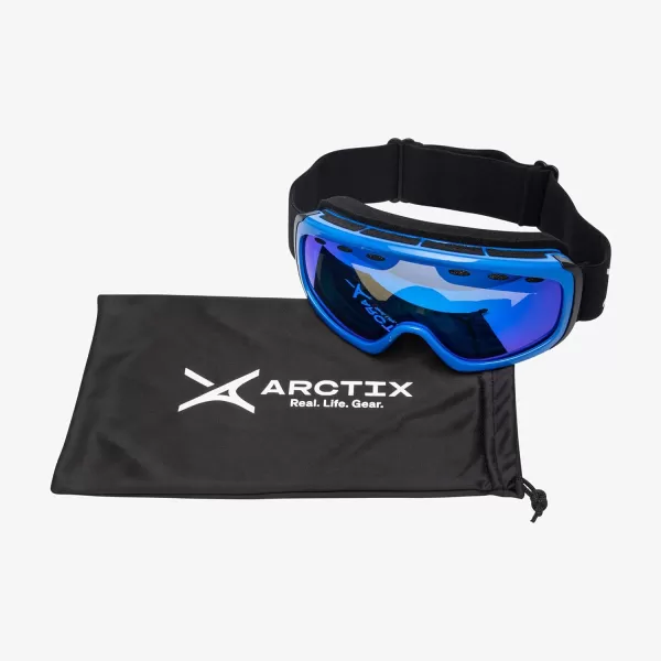 Arctix Kids Classic Ski GogglesBlackNavy Blue Revo