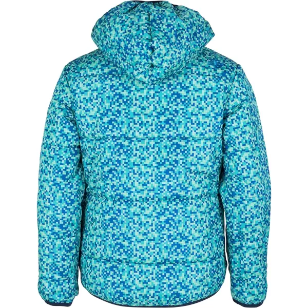 Arctix Kids Super Nova Reversible Insulated Lightweight and Warm JacketIce Block Print Navy