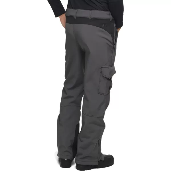 Arctix Mens Advantage Outdoor Quick Dry Fleece Lined Softshell PantsRegular Charcoal