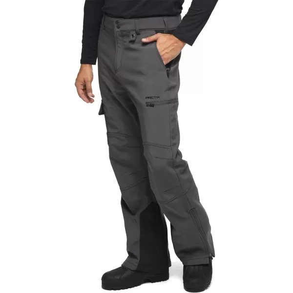 Arctix Mens Advantage Outdoor Quick Dry Fleece Lined Softshell PantsTall Charcoal