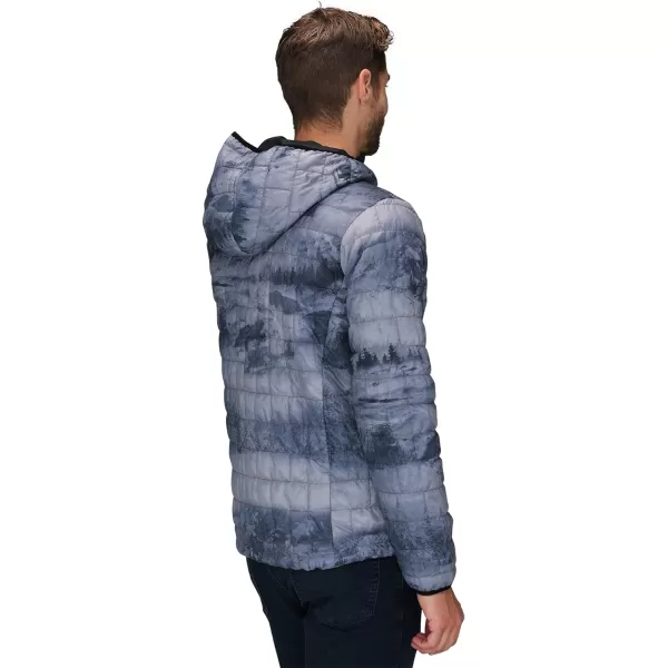 Arctix Mens Aero Hooded JacketScenic Print Gray