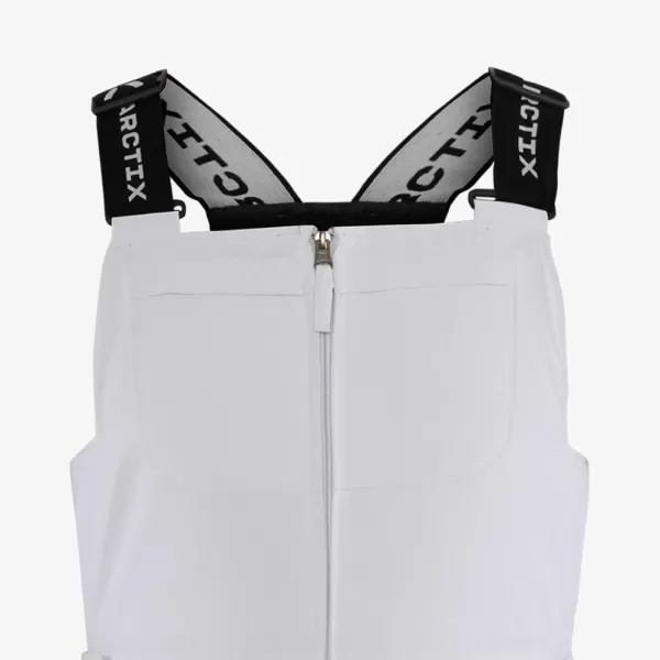 Arctix Mens Avalanche Athletic Fit Insulated Bib OverallsShort White