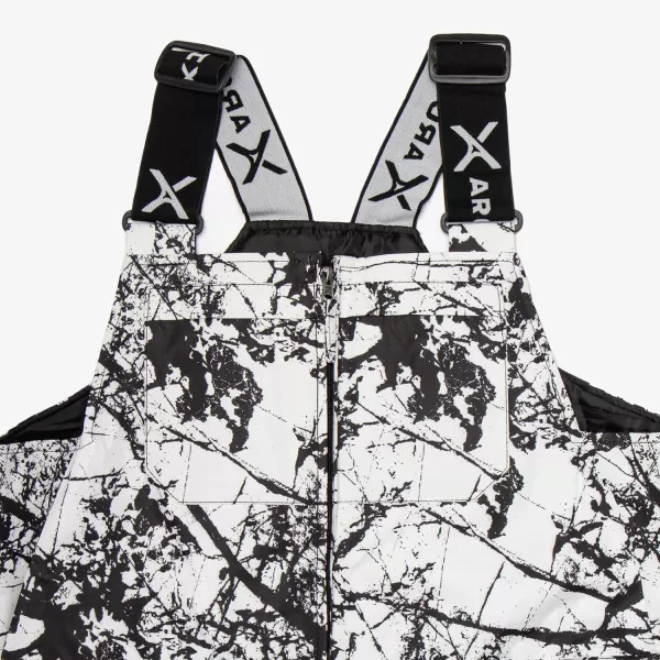 Arctix Mens Avalanche Athletic Fit Insulated Bib OverallsStandard Cracked Marble White