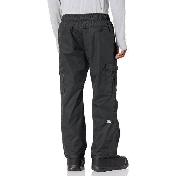 Arctix Mens Sentinel Pull Over FleeceLined Cargo Snow PantsRegular Black