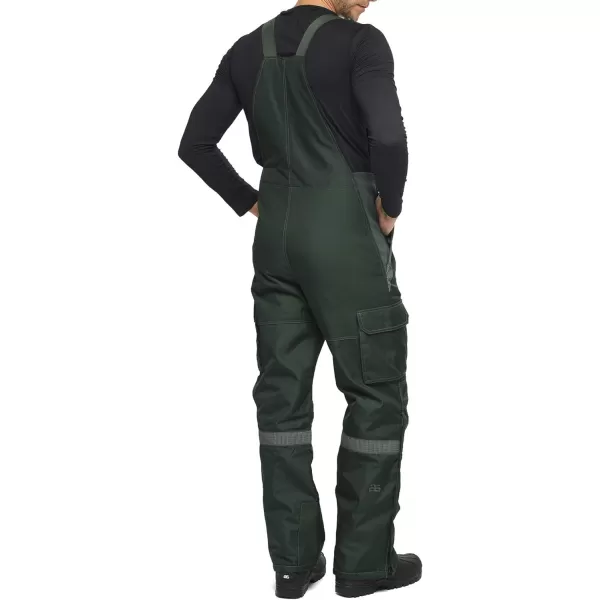 Arctix Mens Tundra Ballistic Bib Overalls With Added VisibilityPackers Green