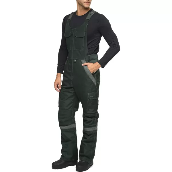 Arctix Mens Tundra Ballistic Bib Overalls With Added VisibilityPackers Green