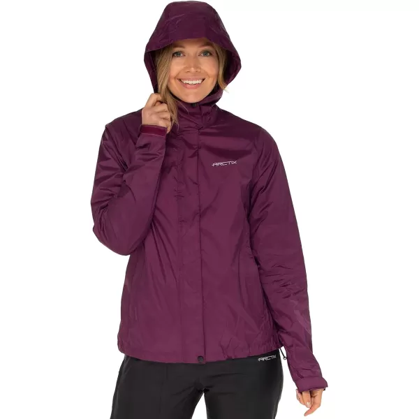 Arctix Womens River Rain JacketPlum