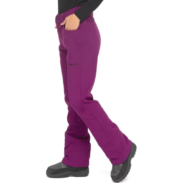 Arctix Womens Sarah FleeceLined Softshell PantsRegular Plum