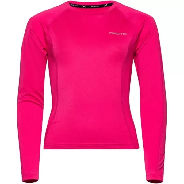 Arctix Girls Power Base Layer Crewneck TopFuchsia