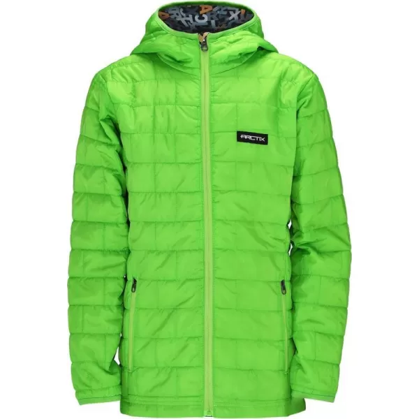 Arctix Kids Aero Hooded JacketLimeLime Green