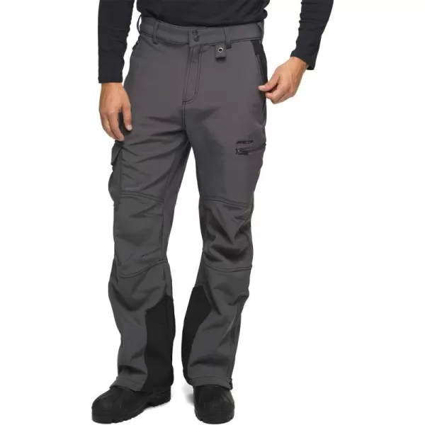 Arctix Mens Advantage Outdoor Quick Dry Fleece Lined Softshell PantsRegular Charcoal