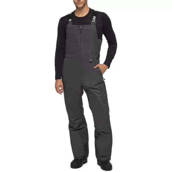 Arctix Mens Avalanche Athletic Fit Insulated Bib OverallsRegular Charcoal