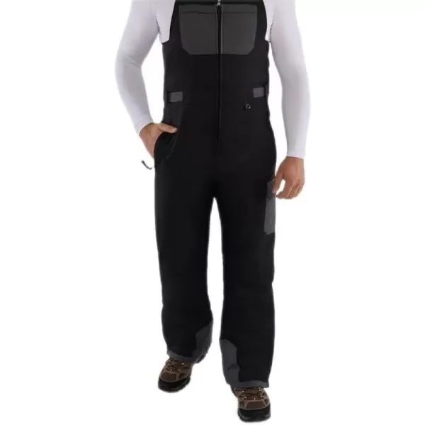 Arctix Mens Avalanche Athletic Fit Insulated Bib OverallsStandard BlackCharcoal