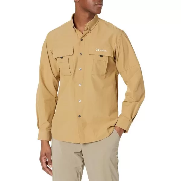 Arctix Mens Summit Long Sleeve Camp ShirtKhaki