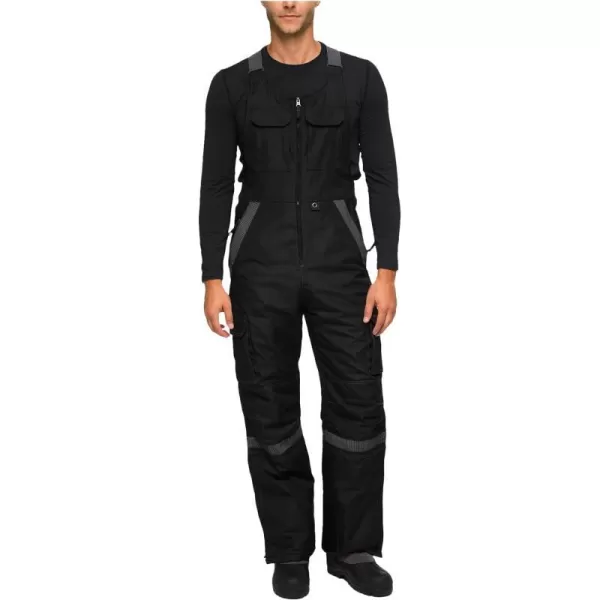 Arctix Mens Tundra Ballistic Bib Overalls With Added VisibilityBlack