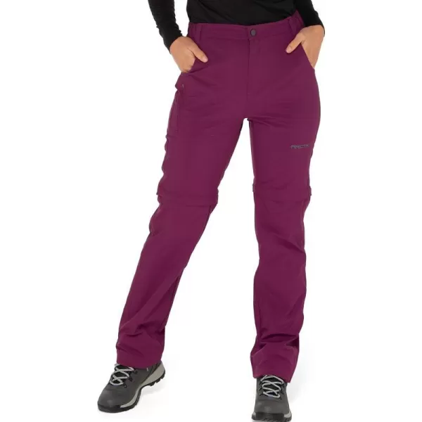 Arctix Womens Convertible Trail PantRegular Plum