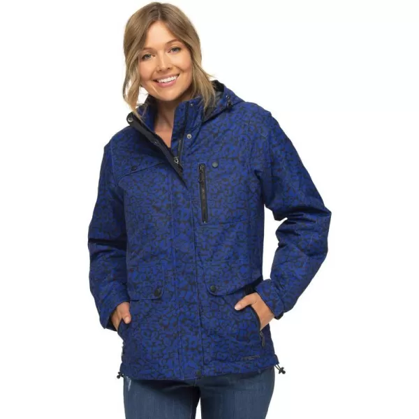 Arctix Womens Daybreak Insulated JacketLeopard Royal Blue