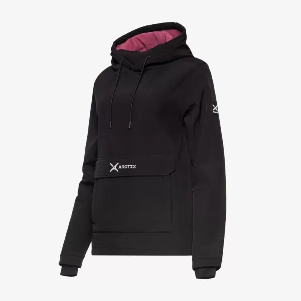 Arctix Womens Luge Pullover HoodieBlack