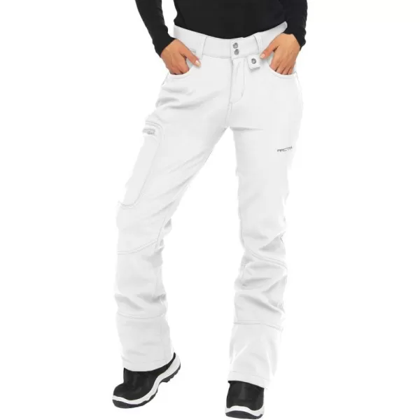 Arctix Womens Sarah FleeceLined Softshell PantsTall White