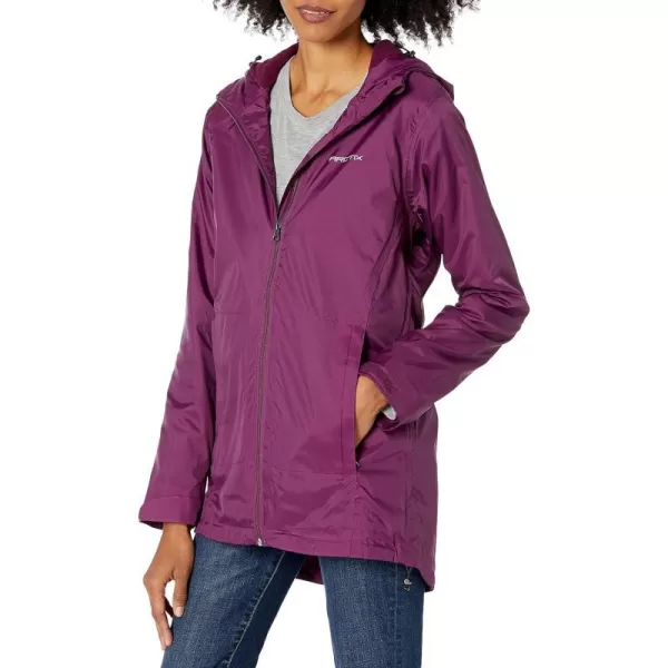 Arctix Womens Valley Fleece Lined Rain JacketPlum