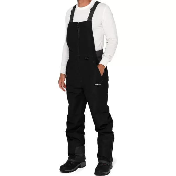 Arctix mens Essential Insulated Bib OverallsBlackCharcoal