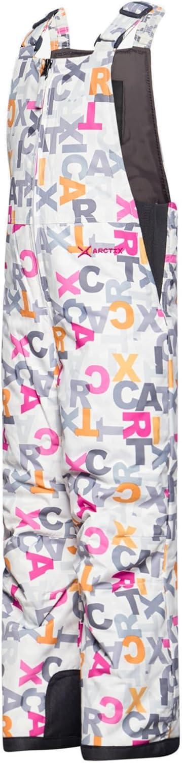 imageArctix InfantToddler Chest High Snow Bib OverallsLetter Toss Pink