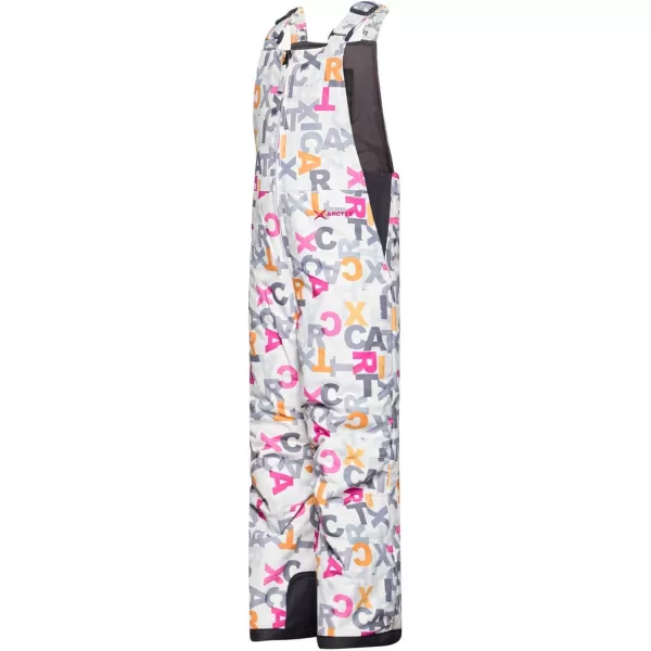 imageArctix InfantToddler Chest High Snow Bib OverallsLetter Toss Pink