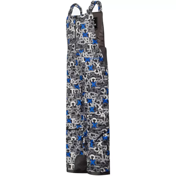 imageArctix InfantToddler Chest High Snow Bib OverallsLetter Toss Print Blue