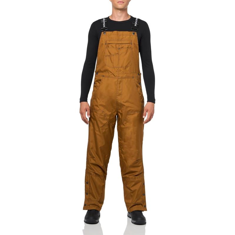 imageArctix Mens Fleece Lined Kicker Insulated Bib OverallsCappuccino