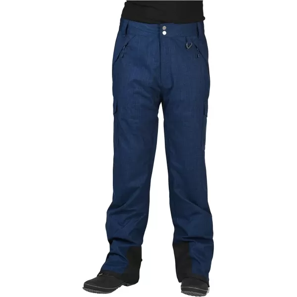 imageArctix Mens Mountain Premium Snowboard Cargo PantsBlue Night Melange