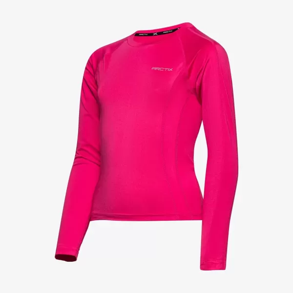 imageArctix Girls Power Base Layer Crewneck TopFuchsia