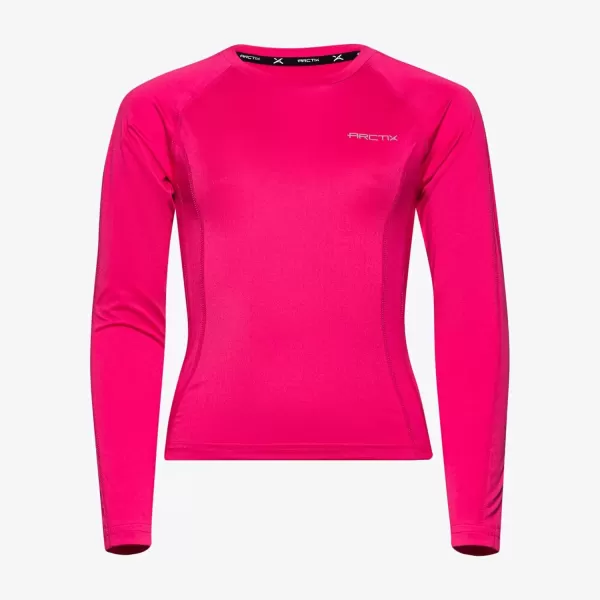 imageArctix Girls Power Base Layer Crewneck TopFuchsia