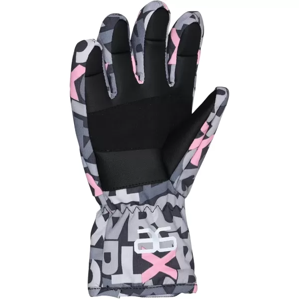 imageArctix Kids Matterhorn GlovesLetter Toss Pink