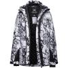 imageArctix Kids Insulated Quilted Lining with Reflective Print Cold Weather Peak Performance JacketCracked Marble White
