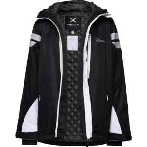 imageArctix Kids Insulated Quilted Lining with Reflective Print Cold Weather Peak Performance JacketBlack