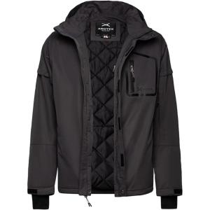 imageArctix mens Insulated Quilted Lining Waterproof Taped Peak Performance Ski Snowboard JacketCharcoal