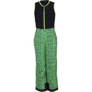 imageArctix Kids Limitless Fleece Top Bib OverallsIce Block Print Green