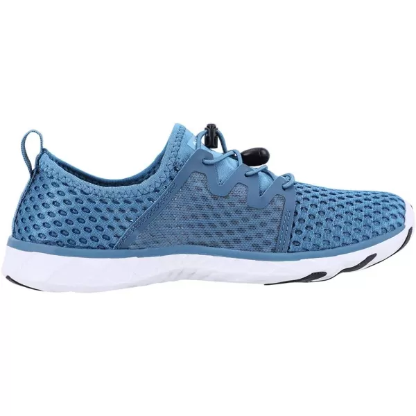 ALEADER Lightweight Water Shoes for Women Mesh Quick Drying Aqua ShoesPowerBlue