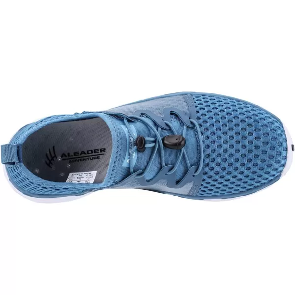 ALEADER Lightweight Water Shoes for Women Mesh Quick Drying Aqua ShoesPowerBlue