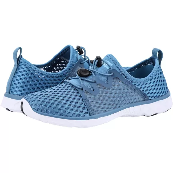 ALEADER Lightweight Water Shoes for Women Mesh Quick Drying Aqua ShoesPowerBlue