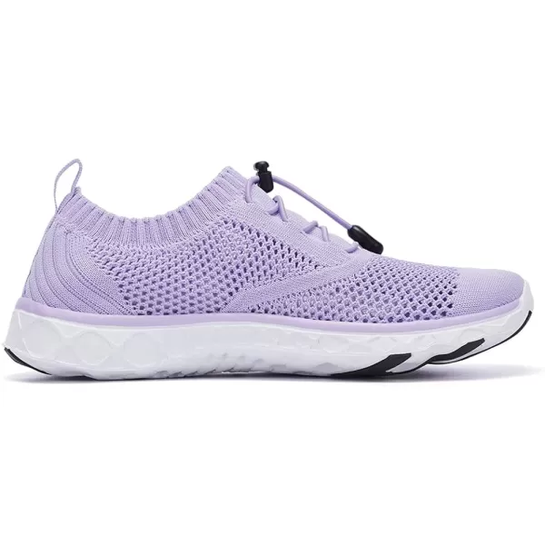 Aleader Womens Quick Drying Aqua Water ShoesCLight Purple