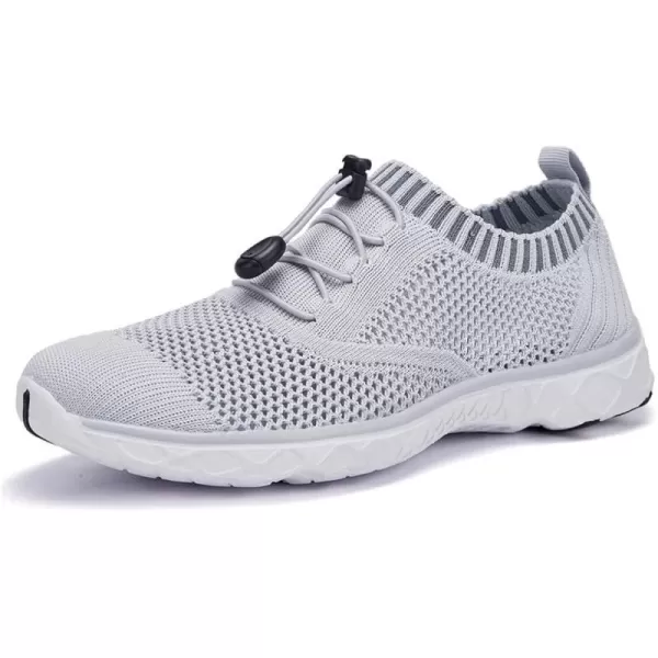 Aleader Womens Quick Drying Aqua Water ShoesCLight Gray