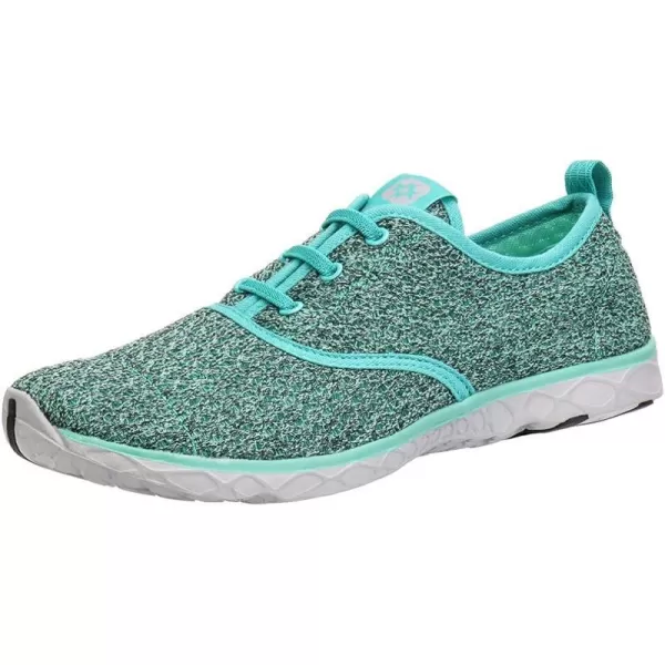 Aleader Womens Quick Drying Aqua Water ShoesGreen Stylish