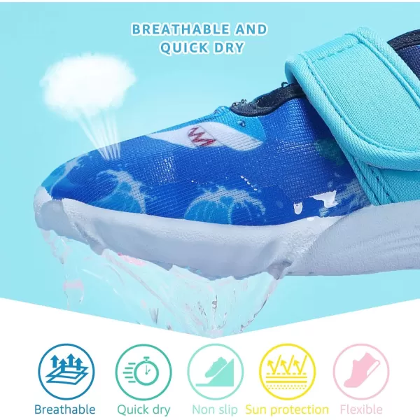 ALEADER Boys amp Girls Quick Dry Water Shoes  Lightweight Slip On Barefoot Swim Shoes for ToddlerALEADER Boys amp Girls Quick Dry Water Shoes  Lightweight Slip On Barefoot Swim Shoes for Toddler