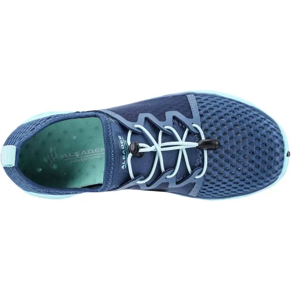 ALEADER Womens Stylish Water Shoes for Beach Surf Swim Aqua ShoesNavyAqua Sky