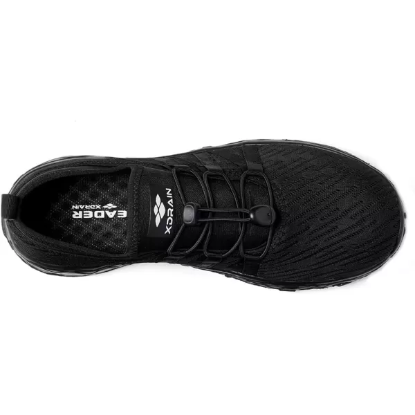 ALEADER Mens Quick Drying Aqua Water Shoes1All Black